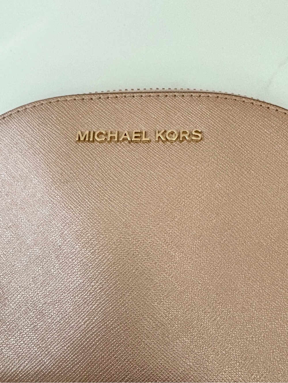 Michael Kors Leather Alex Cosmetic Bag - Picture 3 of 8